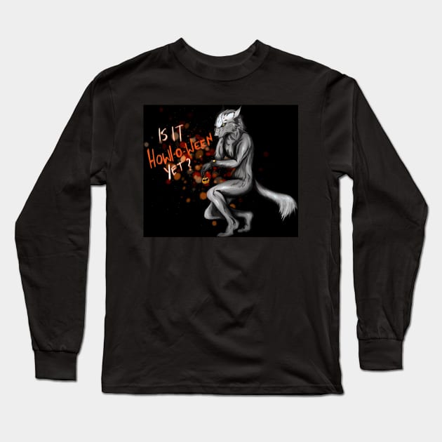 Howl-O-Ween Long Sleeve T-Shirt by shesarebell